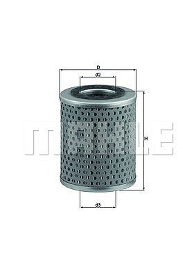 Mahle Kraftstofffilter [Hersteller-Nr. KX25] von MAHLE