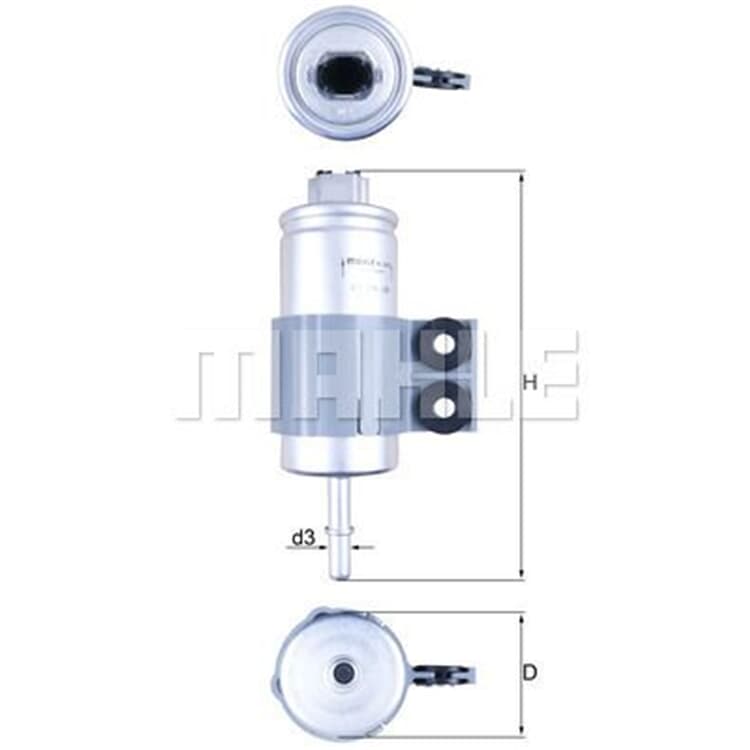 Mahle Kraftstofffilter Honda Accord von MAHLE