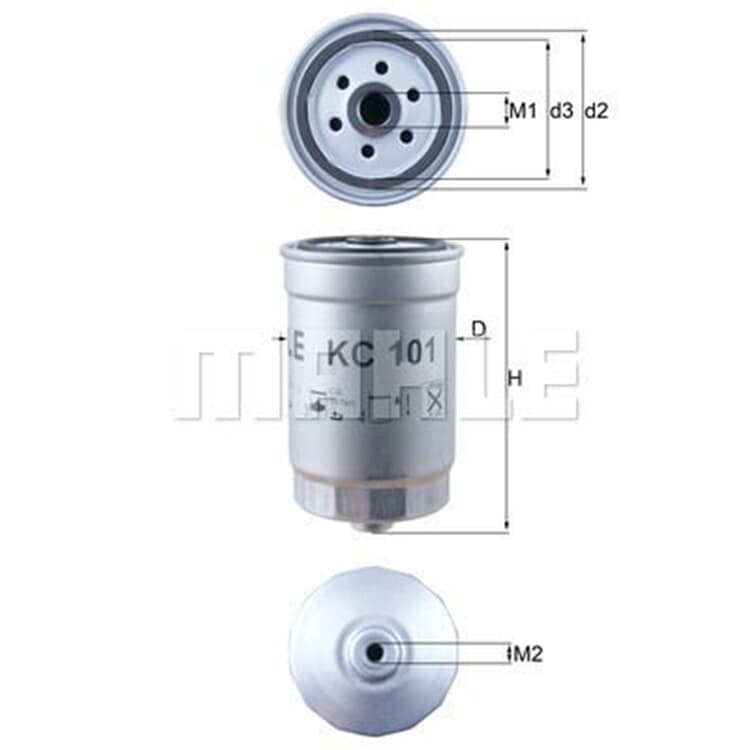 Mahle Kraftstofffilter Hyundai Kia von MAHLE