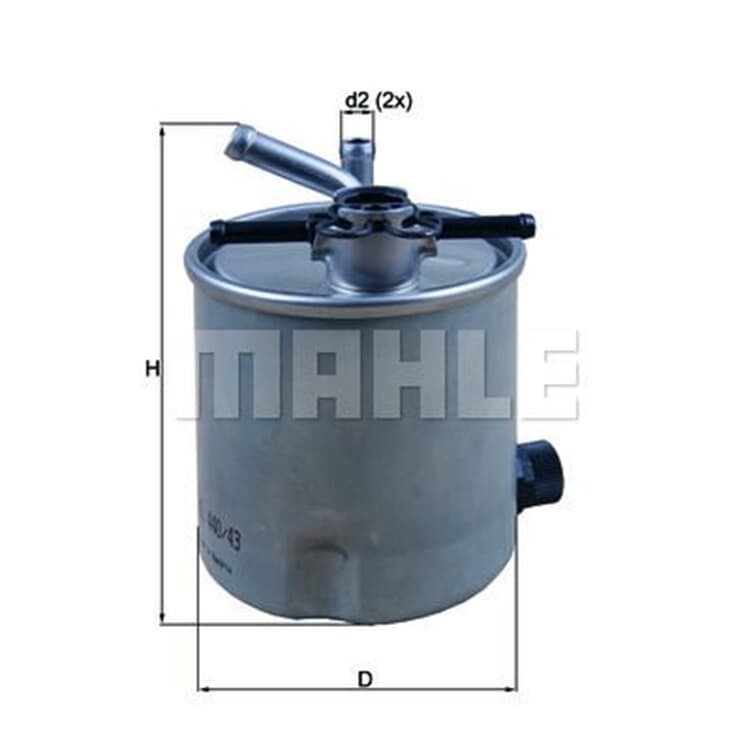 Mahle Kraftstofffilter Nissan Cabstar Nt400 Patrol von MAHLE