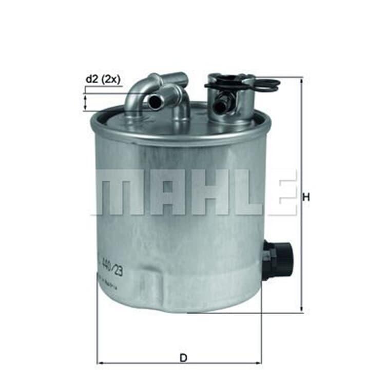 Mahle Kraftstofffilter Nissan Evalia Murano Nv200 Qashqai X-Trail von MAHLE