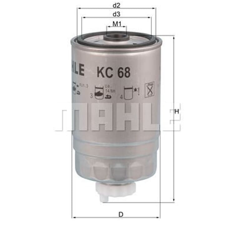 Mahle Kraftstofffilter Opel von MAHLE