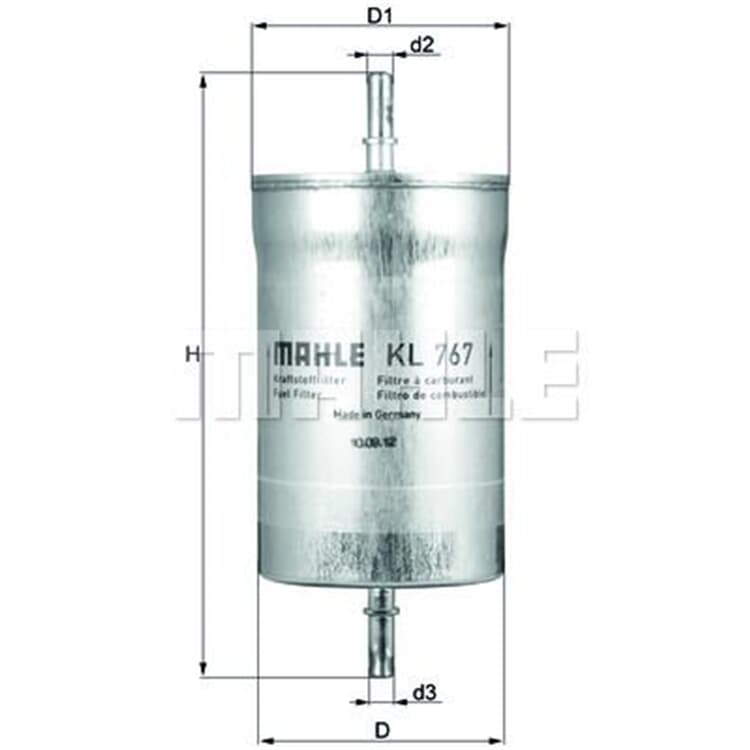 Mahle Kraftstofffilter Seat Exeo von MAHLE