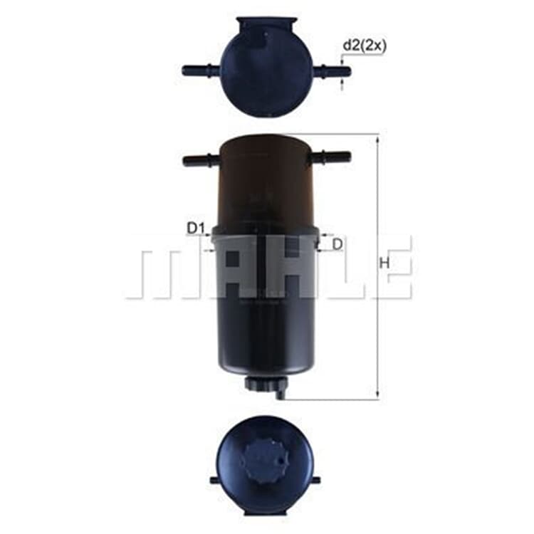 Mahle Kraftstofffilter VW Crafter von MAHLE