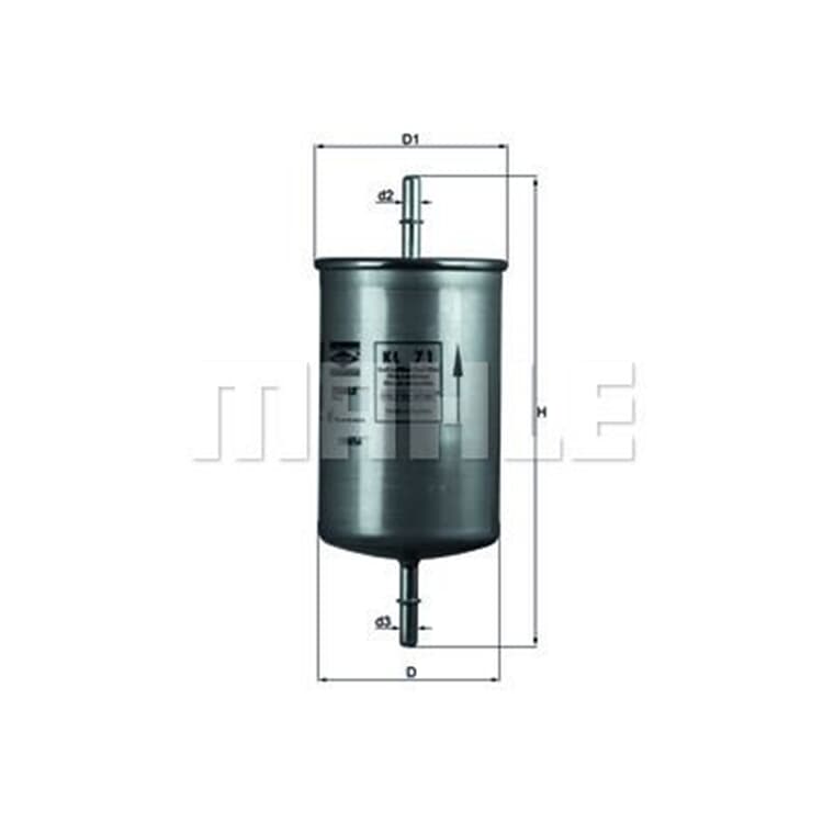 Mahle Kraftstofffilter Volvo 940 S40 S60 S80 S90 V40 V70 V90 Xc70 von MAHLE