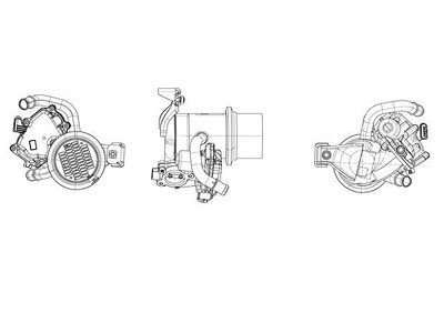 Mahle Kühler, Abgasrückführung [Hersteller-Nr. CE54000P] für VW von MAHLE