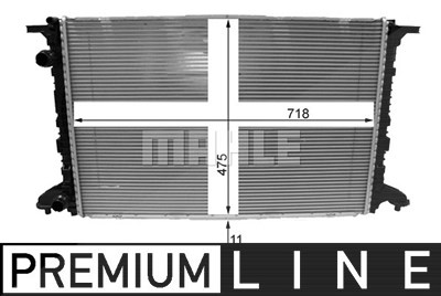 Mahle Kühler, Motorkühlung [Hersteller-Nr. CR2177000P] für Audi von MAHLE