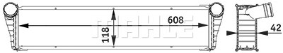 Mahle Kühler, Motorkühlung [Hersteller-Nr. CR778000P] für Porsche von MAHLE
