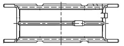 Mahle Kurbelwellenlager [Hersteller-Nr. 001FL21834025] für Jeep, Mercedes-Benz von MAHLE