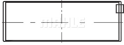 Mahle Kurbelwellenlager [Hersteller-Nr. 001HL20044000] für Mercedes-Benz von MAHLE