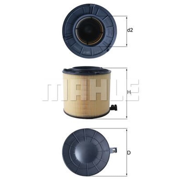 Mahle Luftfilter Audi A4 A5 Q5 von MAHLE