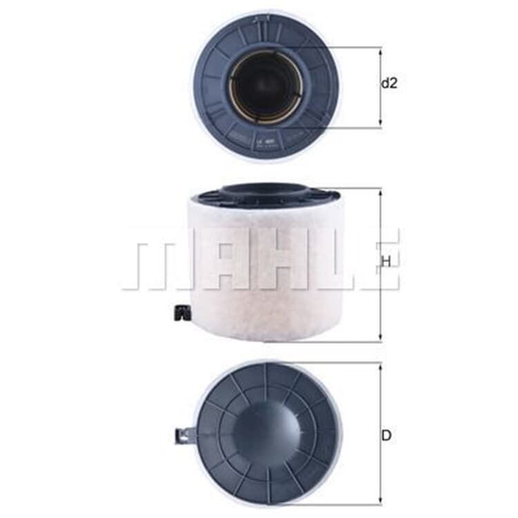 Mahle Luftfilter Audi A4 A5 Q5 von MAHLE