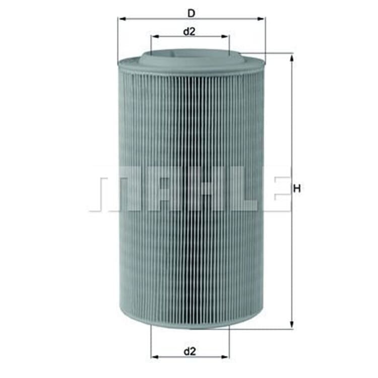 Mahle Luftfilter Audi Chevrolet Citroen Fiat Peugeot Porsche VW von MAHLE