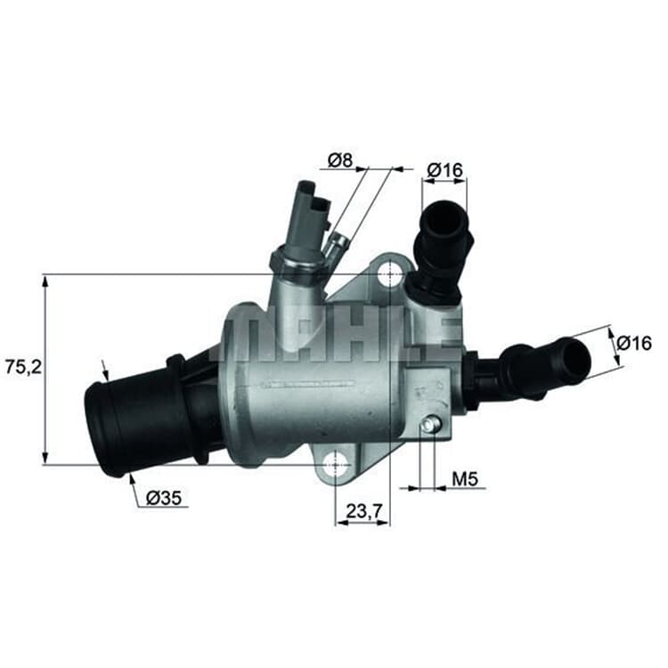 Mahle Luftfilter Citroen C5 Peugeot 407 508 von MAHLE