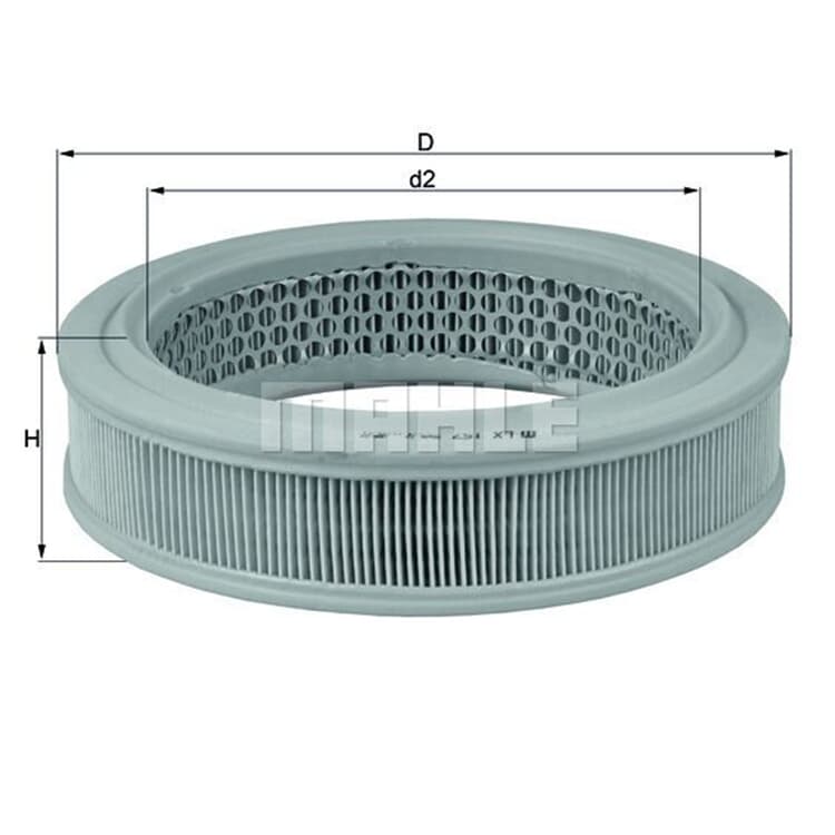 Mahle Luftfilter Fiat Lancia Seat Suzuki von MAHLE