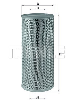 Mahle Luftfilter [Hersteller-Nr. LX610] für Iveco von MAHLE