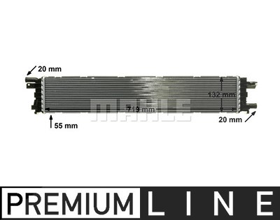 Mahle Niedertemperaturkühler, Ladeluftkühler [Hersteller-Nr. CIR12000P] für Audi von MAHLE