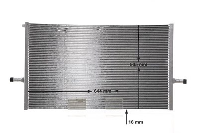 Mahle Niedertemperaturkühler, Ladeluftkühler [Hersteller-Nr. CIR27000S] für Mercedes-Benz von MAHLE