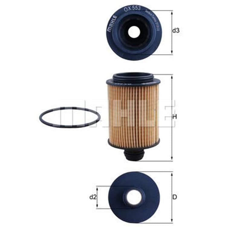 Mahle ?lfilter Alfa Citroen Fiat Ford Opel Peugeot Suzuki von MAHLE