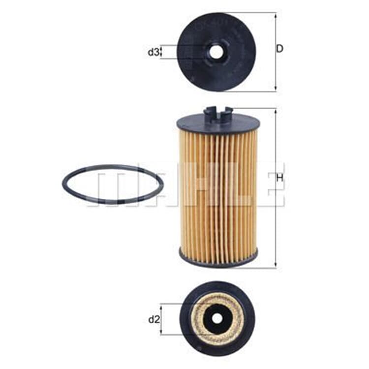 Mahle ?lfilter Alfa Romeo Chevrolet Fiat Opel Saab Suzuki von MAHLE