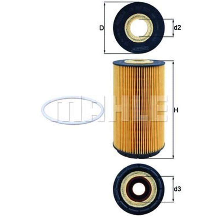 Mahle ?lfilter Audi A8 VW Phaeton Touareg von MAHLE