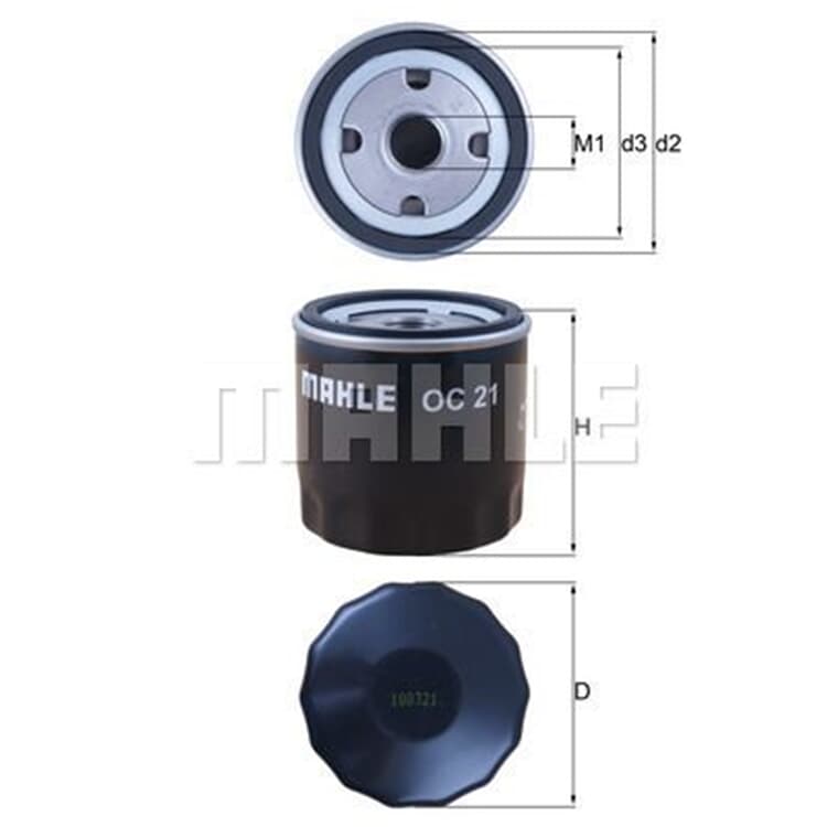 Mahle ?lfilter Austin Ford HARLEY-DAVIDSON Lotus MG Opel Rover von MAHLE