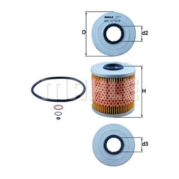 Mahle ?lfilter BMW 3er 5er von MAHLE