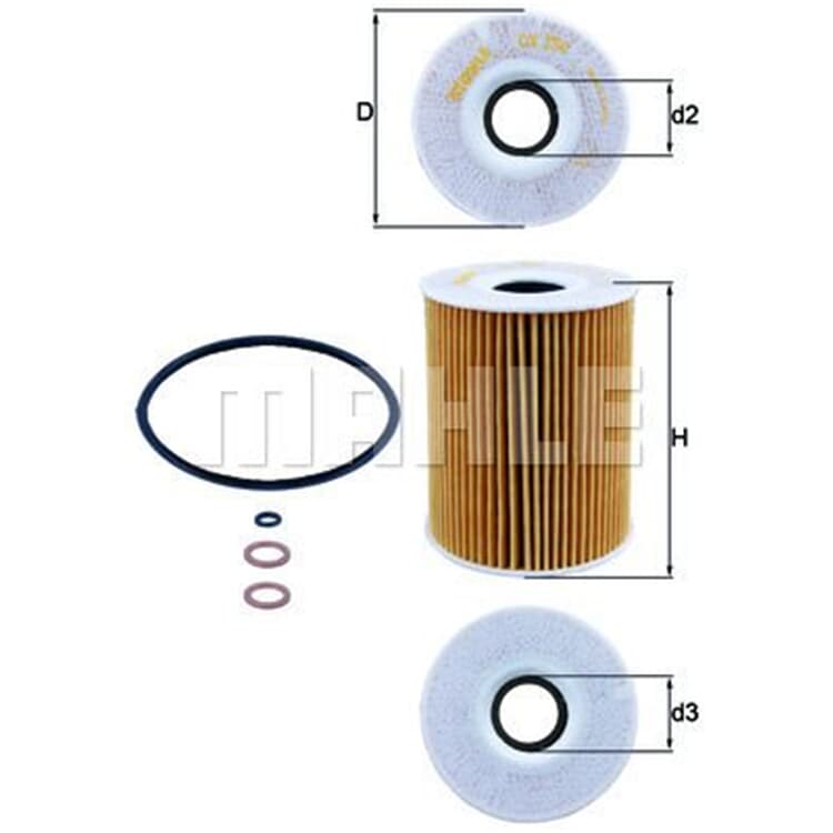 Mahle ?lfilter BMW 3er E90 von MAHLE