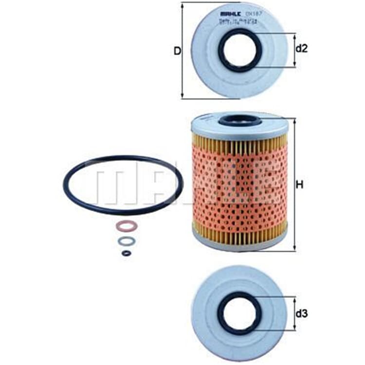 Mahle ?lfilter BMW 3er Z3 Z4 von MAHLE