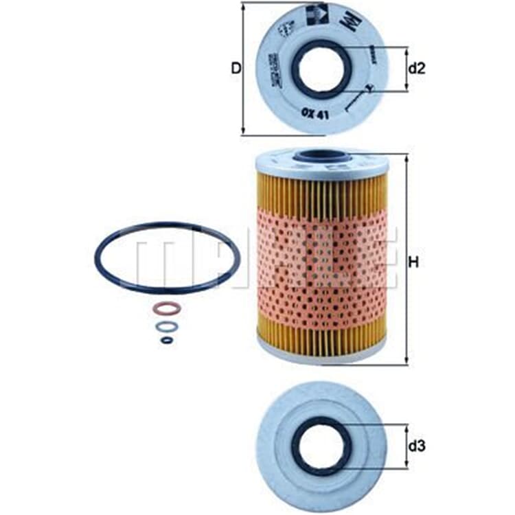 Mahle ?lfilter BMW 5er 6er 7er von MAHLE