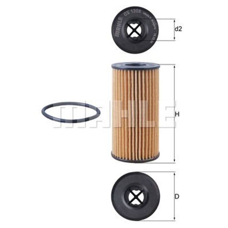 Mahle ?lfilter Dacia Fiat Mercedes Nissan Renault von MAHLE