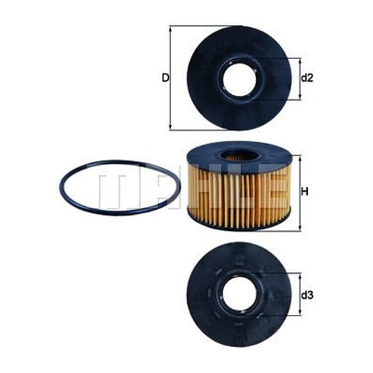 Mahle ?lfilter Ford Mondeo Transit Jaguar X-Type von MAHLE