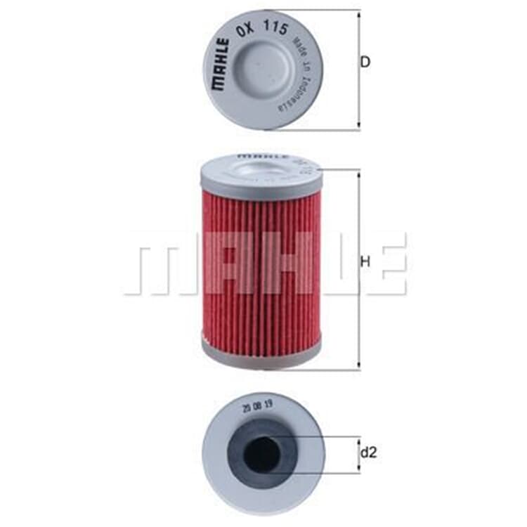 Mahle ?lfilter HUSABERG Fe HUSQVARNA 401 701 von MAHLE