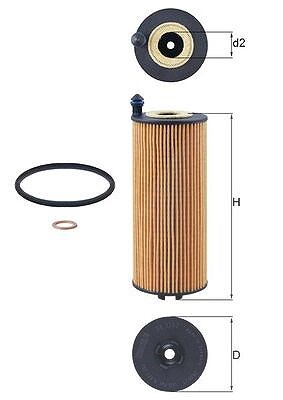 Mahle Ölfilter [Hersteller-Nr. OX1302D] für BMW von MAHLE