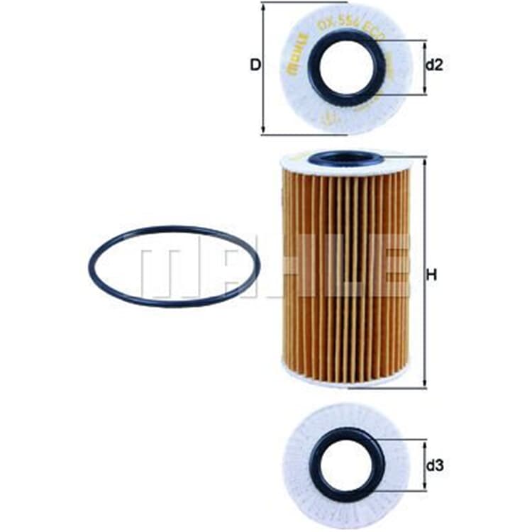 Mahle ?lfilter Lexus Is Lc Rc von MAHLE