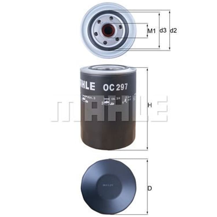 Mahle ?lfilter Mitsubishi Pajero von MAHLE