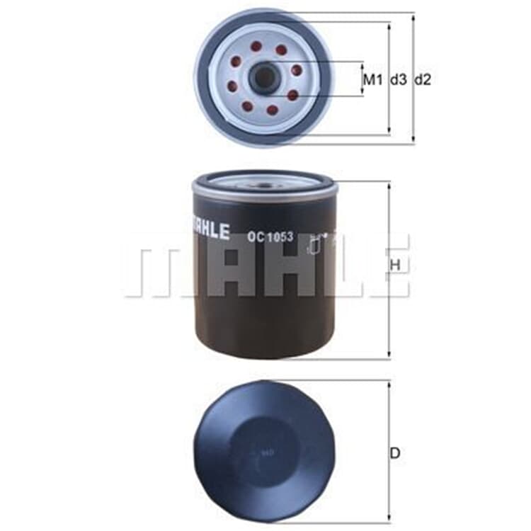 Mahle ?lfilter VW California Multivan Transporter von MAHLE