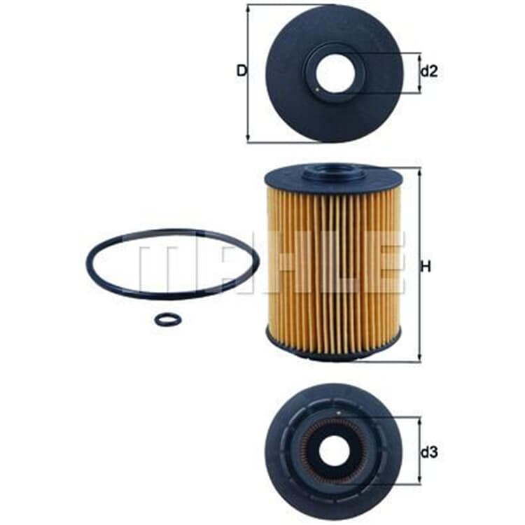 Mahle ?lfilter VW Touareg von MAHLE