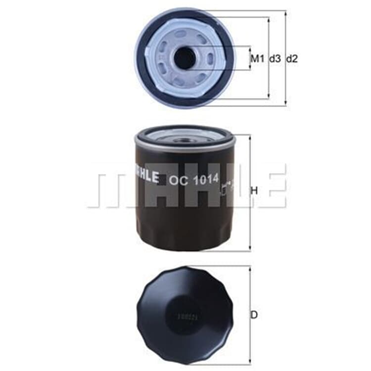 Mahle ?lfilter Volvo C30 S40 S60 S80 V50 V60 V70 Xc60 von MAHLE