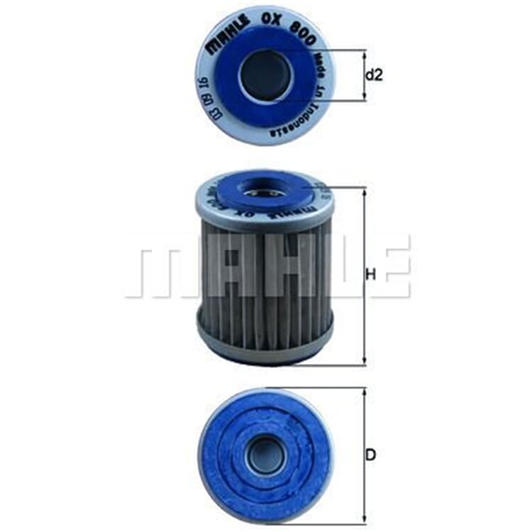 Mahle ?lfilter YAMAHA Wr von MAHLE