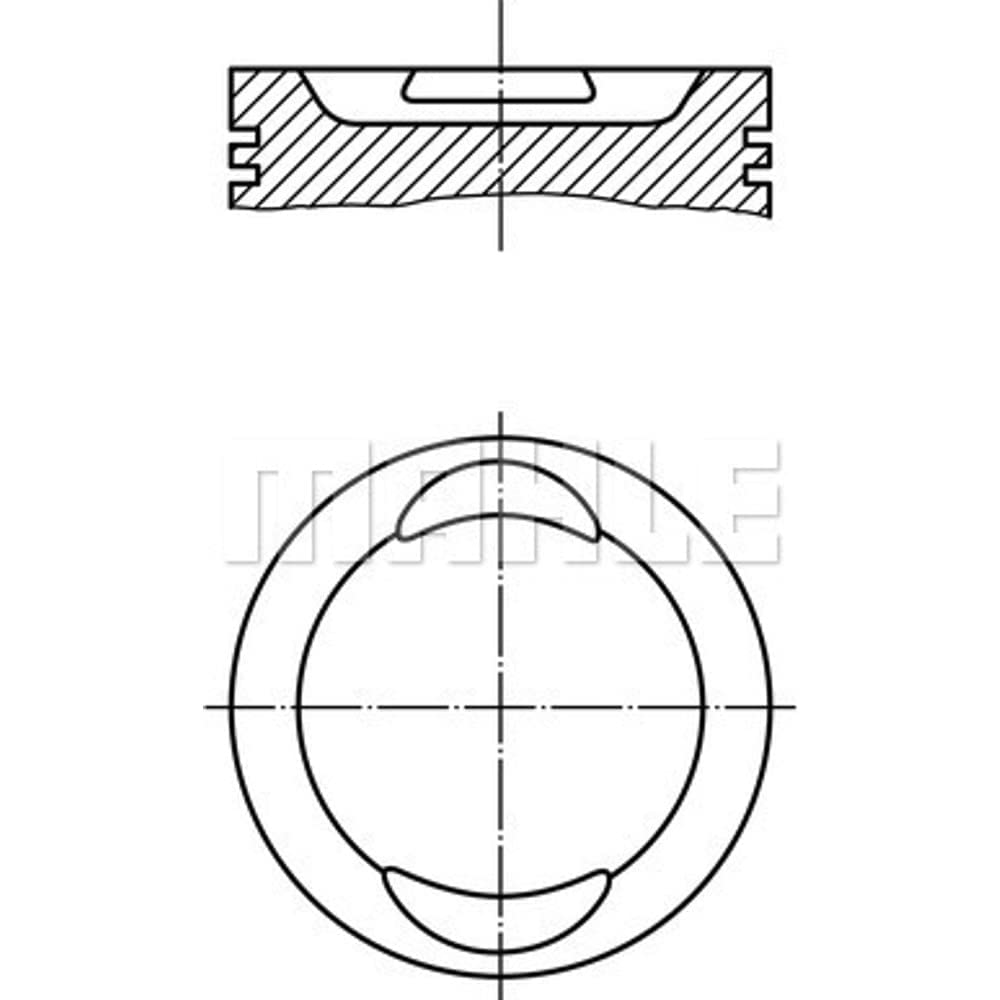 Mahle Original 029 73 02 Kolben von MAHLE