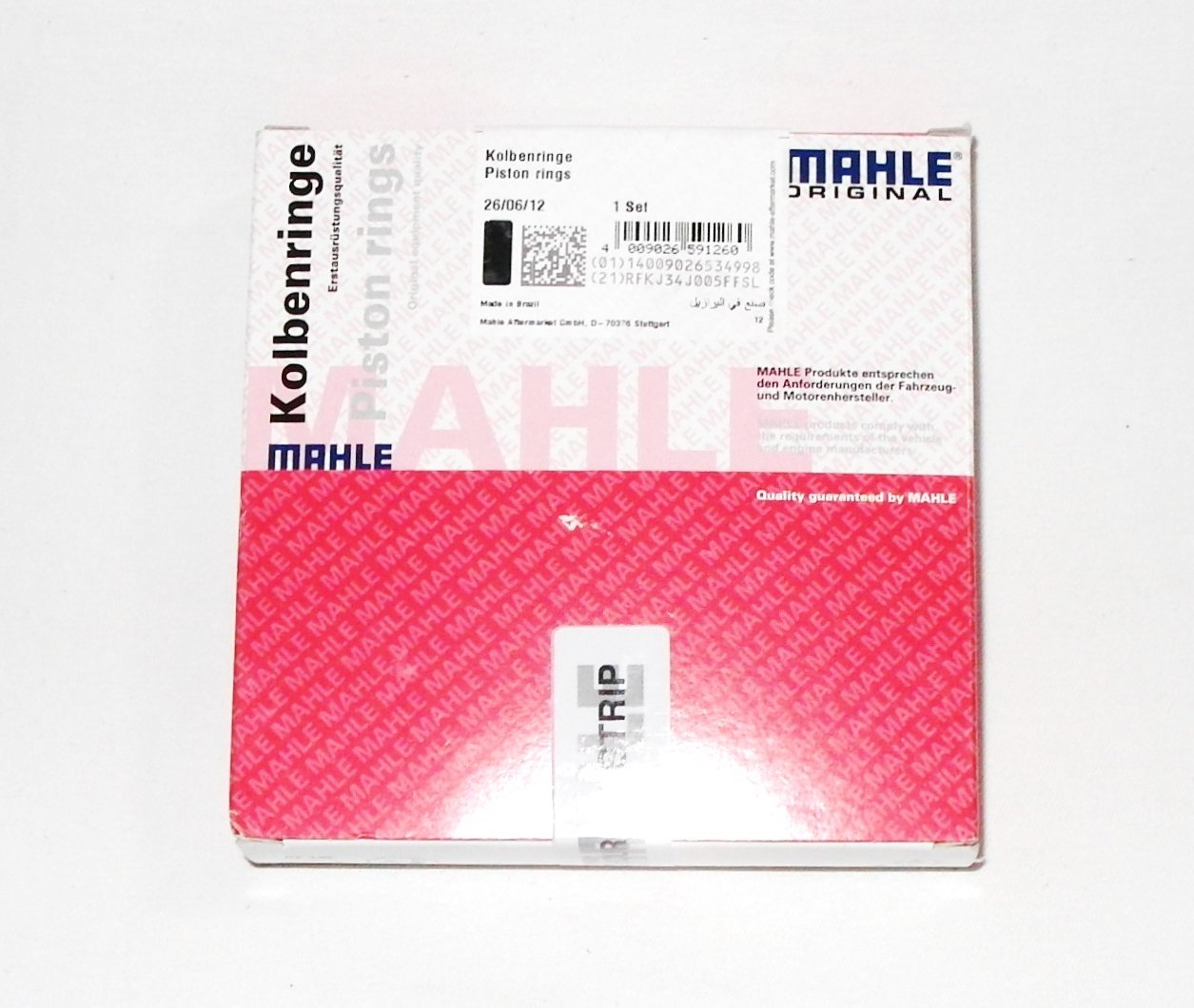 Mahle Original 034 75 N3 Kolbenringsatz von MAHLE