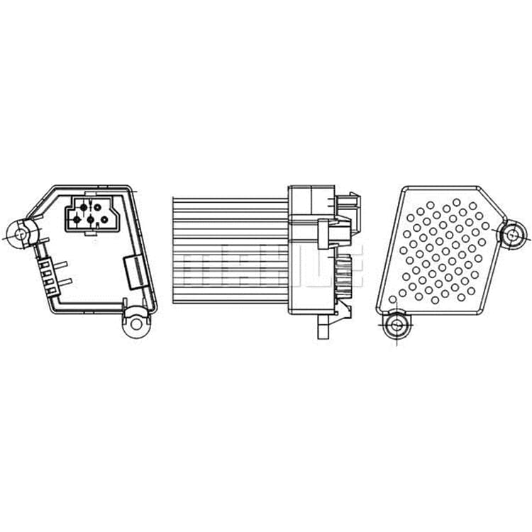 Mahle Regler f?r Innenraumgebl?se BMW 3er E46 5er E39 X3 X5 von MAHLE