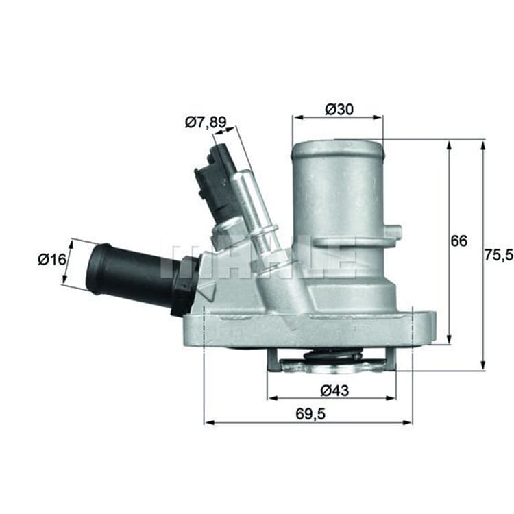 Mahle Thermostat Abarth Alfa Romeo Fiat Lancia Opel von MAHLE