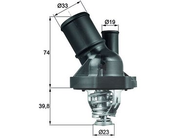 Mahle Thermostat, Kühlmittel [Hersteller-Nr. TI20090] für Ford, Mazda, Volvo von MAHLE