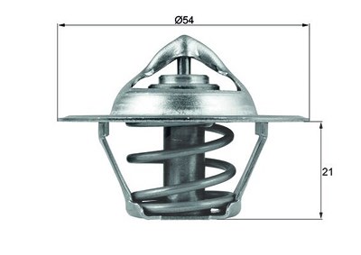 Mahle Thermostat, Kühlmittel [Hersteller-Nr. TX11283D] für Seat, Skoda, VW von MAHLE