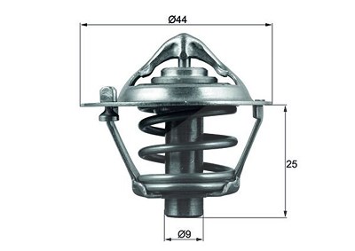 Mahle Thermostat, Kühlmittel [Hersteller-Nr. TX11382D] für Chevrolet, Daihatsu, Gm Korea, Opel, Subaru, Suzuki von MAHLE