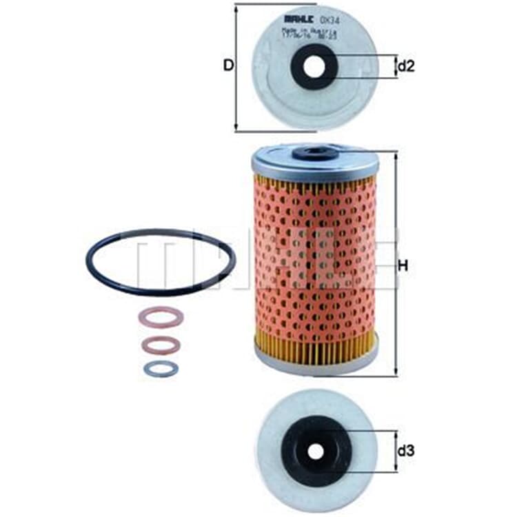 Mahle ?lfilter Mercedes 123 190 G-Klasse T1 T1/Tn T2/L T2/Ln1 von MAHLE