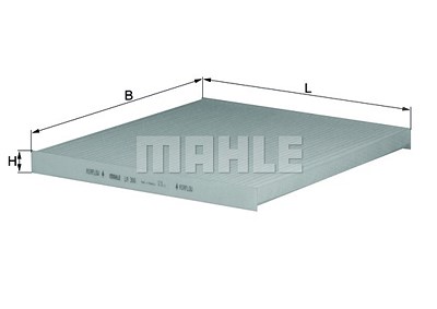 Mahle Filter, Innenraumluft [Hersteller-Nr. LA306] für Peugeot, Abarth, Opel, Fiat, Alfa Romeo, Citroën von MAHLE