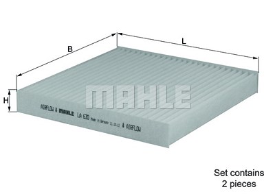 Mahle Filter, Innenraumluft [Hersteller-Nr. LA630/S] für BMW von MAHLE